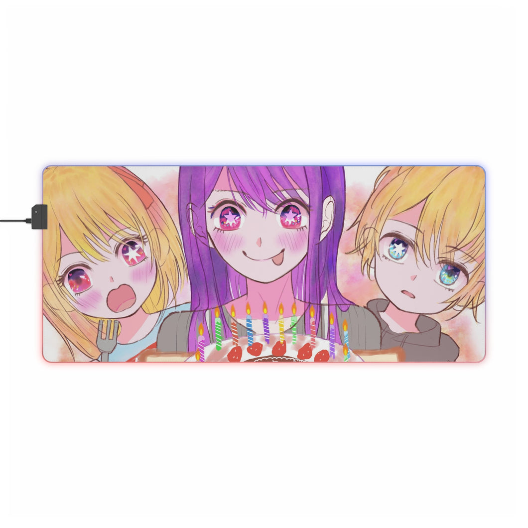 Oshi no Ko RGB LED Mouse Pad (Desk Mat)