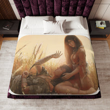 Load image into Gallery viewer, Hyakkimaru and Mio Sherpa Blanket
