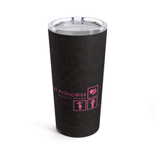 Load image into Gallery viewer, Glass Heart Princess Tumbler 20oz
