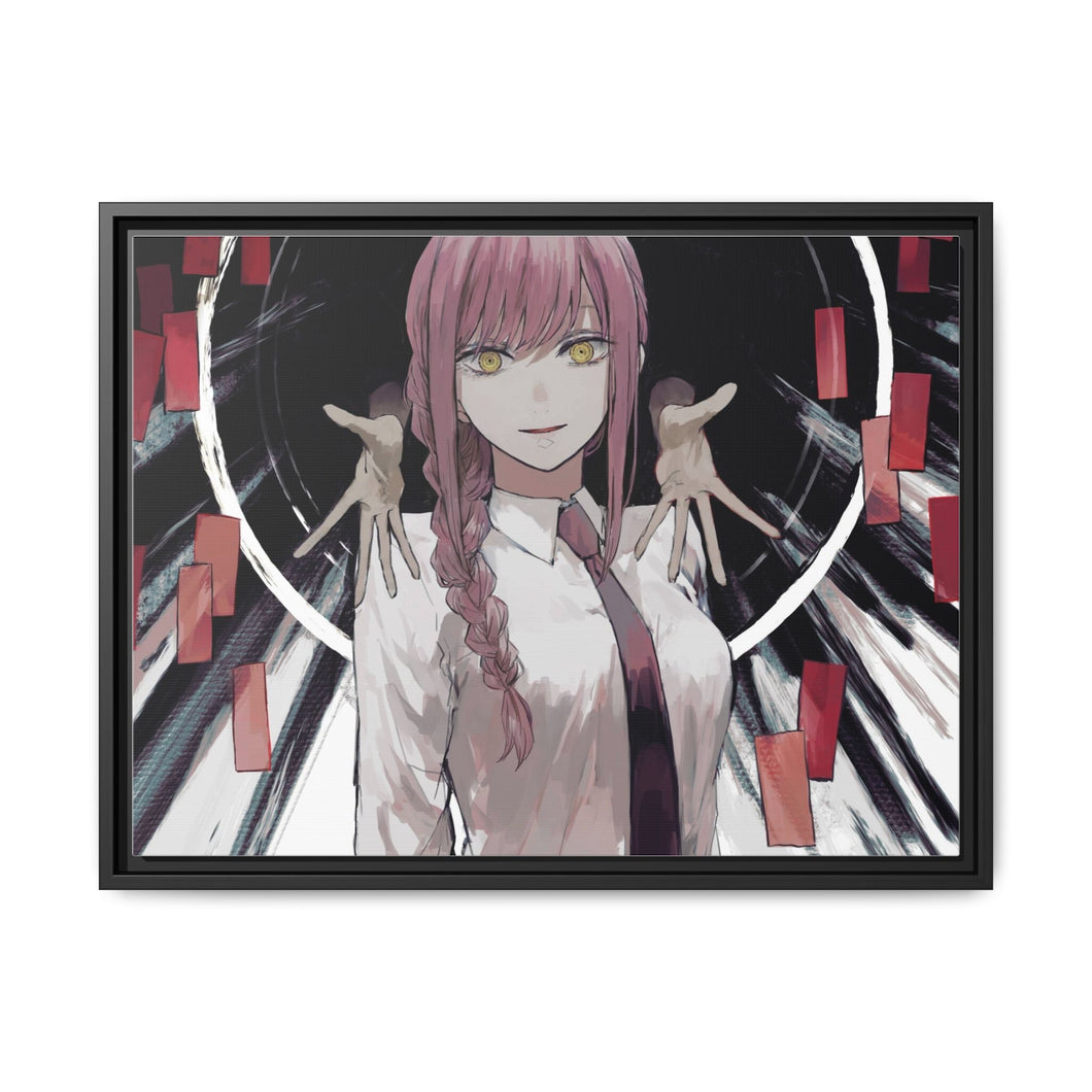 Anime Chainsaw Man Canvas Framed Art Print
