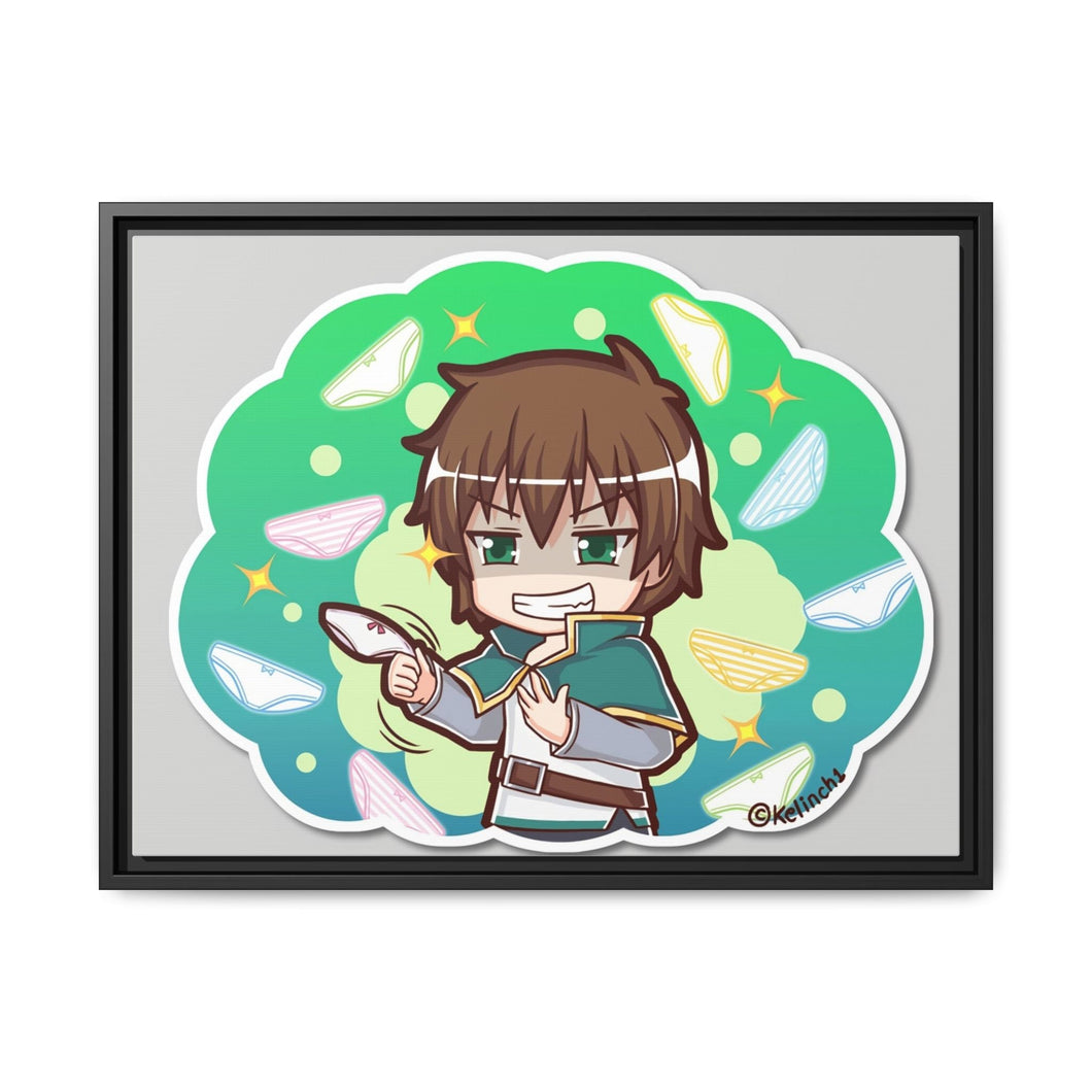 KonoSuba - God’s blessing on this wonderful world!! Canvas Framed Art Print