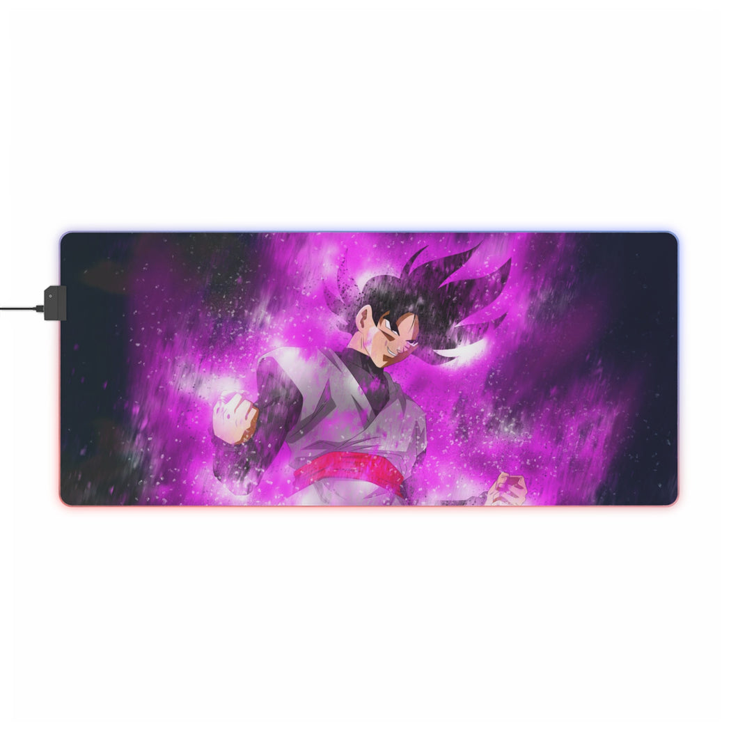 Black RGB LED Mouse Pad (Desk Mat)