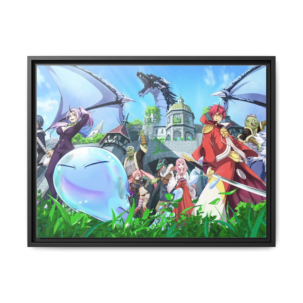 That Time I Got Reincarnated as a Slime Canvas Framed Art Print