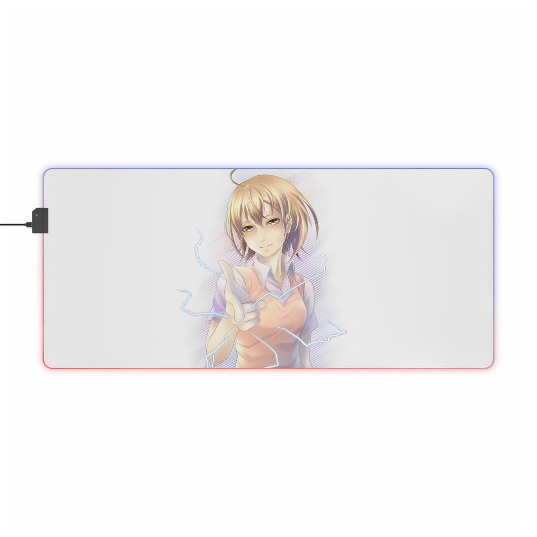 A Certain Magical Index Mikoto Misaka RGB LED Mouse Pad (Desk Mat)