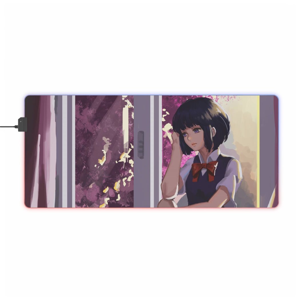 Kuzu No Honkai Hanabi Yasuraoka RGB LED Mouse Pad (Desk Mat)
