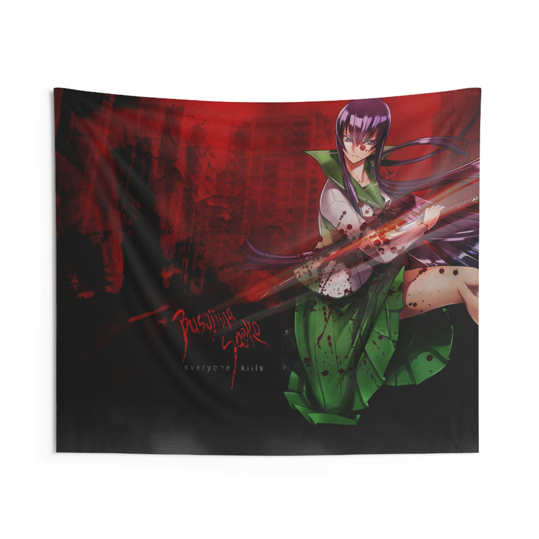 Highschool Of The Dead Indoor Wall Tapestry