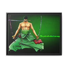 Load image into Gallery viewer, Roronoa Zoro, Santōryū Canvas Framed Art Print
