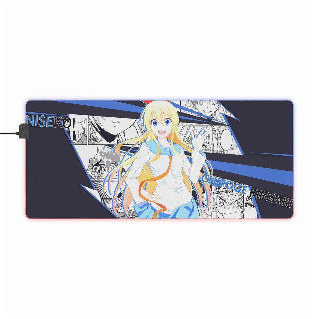 Nisekoi Chitoge Kirisaki RGB LED Mouse Pad (Desk Mat)