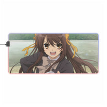 Load image into Gallery viewer, The Melancholy Of Haruhi Suzumiya RGB LED Mouse Pad (Desk Mat)

