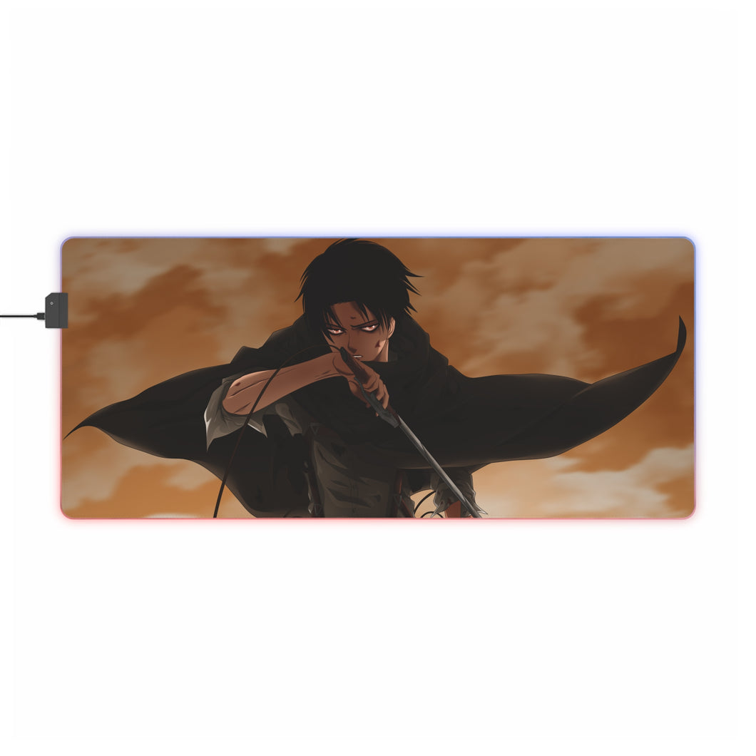 Anime Attack On Titan RGB LED Mouse Pad (Desk Mat)