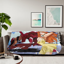 Load image into Gallery viewer, Anime Neon Genesis Evangelion Sherpa Blanket
