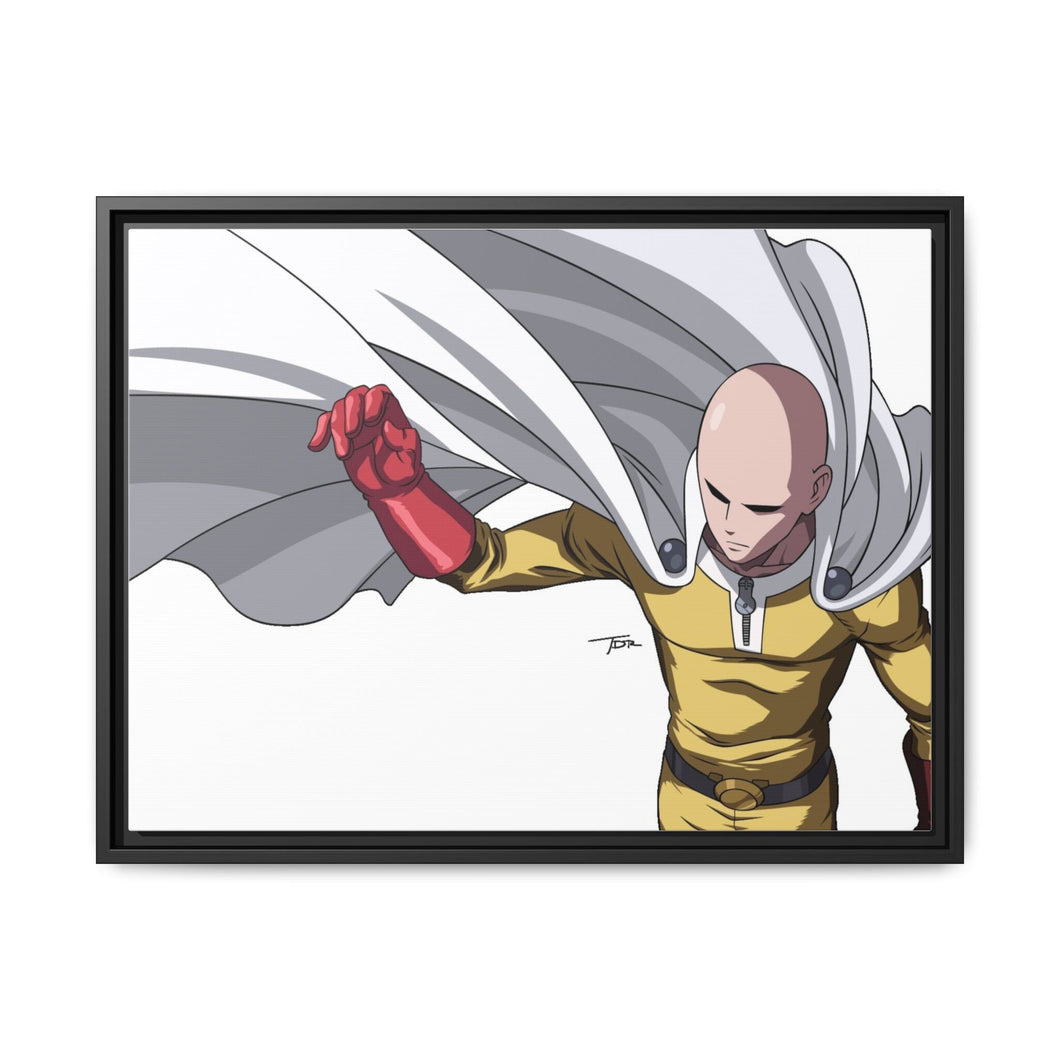 Saitama Canvas Framed Art Print