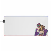 Load image into Gallery viewer, Jotaro Kujo and Jolyne Cujoh RGB LED Mouse Pad (Desk Mat)
