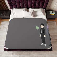 Load image into Gallery viewer, Mob Psycho 100 Arataka Reigen, Shigeo Kageyama, Ekubo Sherpa Blanket
