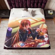 Load image into Gallery viewer, Anime Love, Chuni Sherpa Blanket
