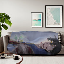 Load image into Gallery viewer, Black Clover Yuno Sherpa Blanket
