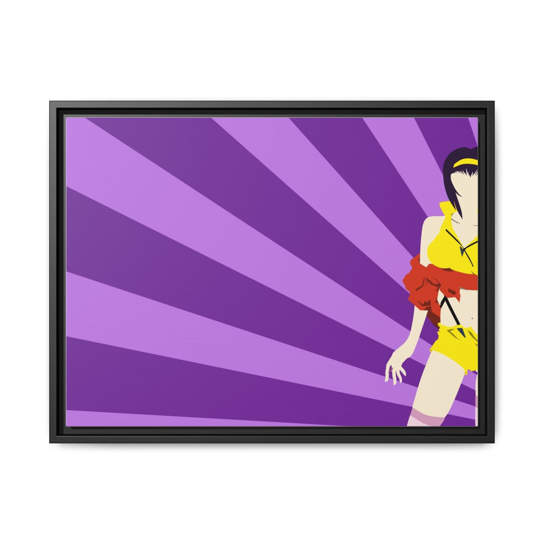 Cowboy Bebop Faye Valentine Canvas Framed Art Print