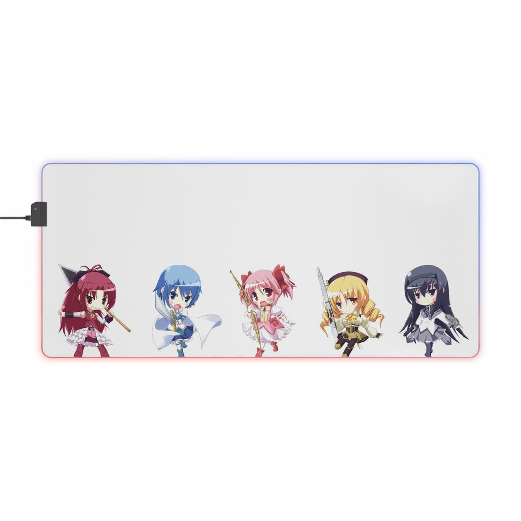 Puella Magi Madoka Magica RGB LED Mouse Pad (Desk Mat)