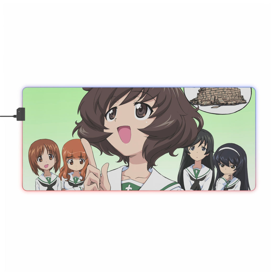 Girls und Panzer RGB LED Mouse Pad (Desk Mat)