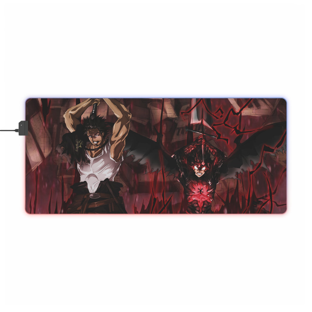 Anime Black Clover RGB LED Mouse Pad (Desk Mat)