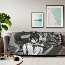 Load image into Gallery viewer, Anime Chainsaw Man Sherpa Blanket
