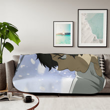 Load image into Gallery viewer, Hōtarō Oreki looking down Sherpa Blanket
