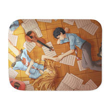 Load image into Gallery viewer, Anime Your Lie in April Sherpa Blanket

