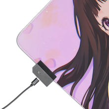 Load image into Gallery viewer, Hyouka Eru Chitanda RGB LED Mouse Pad (Desk Mat)
