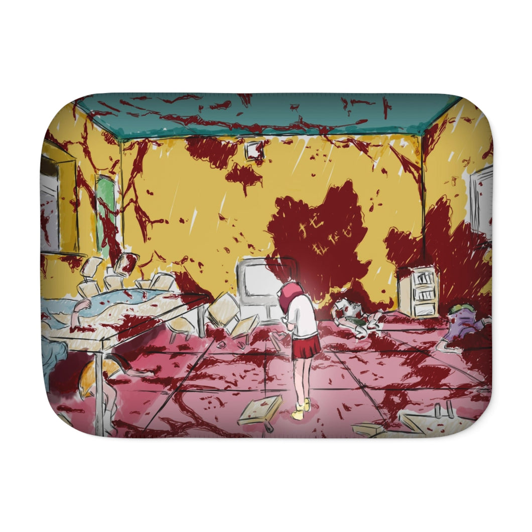 Anime Elfen Liedr Sherpa Blanket