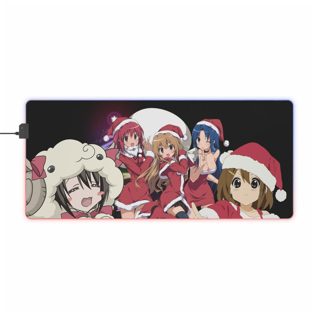 Anime Christmas RGB LED Mouse Pad (Desk Mat)