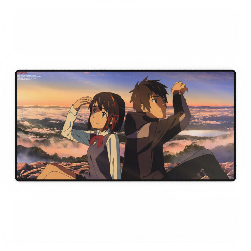 Mitsuha and Taki (Your Name) Mouse Pad (Desk Mat)