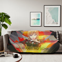 Load image into Gallery viewer, Anime Food Wars: Shokugeki no Soma Sherpa Blanket
