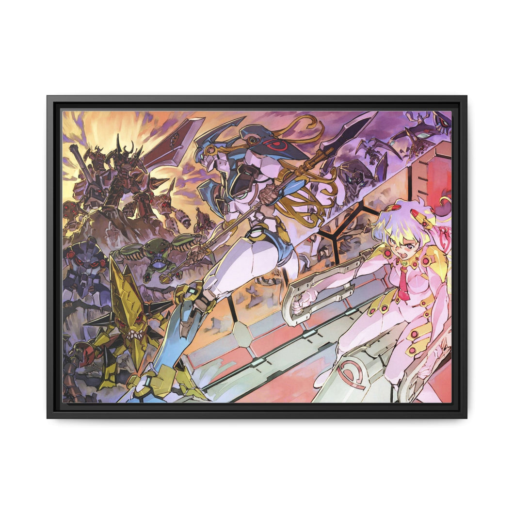 Tengen Toppa Gurren Lagann Canvas Framed Art Print