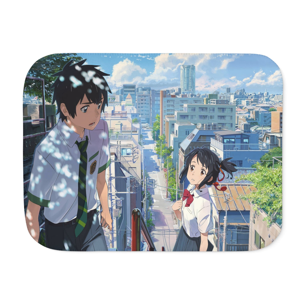 Anime Your Name. Sherpa Blanket
