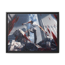 Load image into Gallery viewer, Anime Chainsaw Man Canvas Framed Art Print
