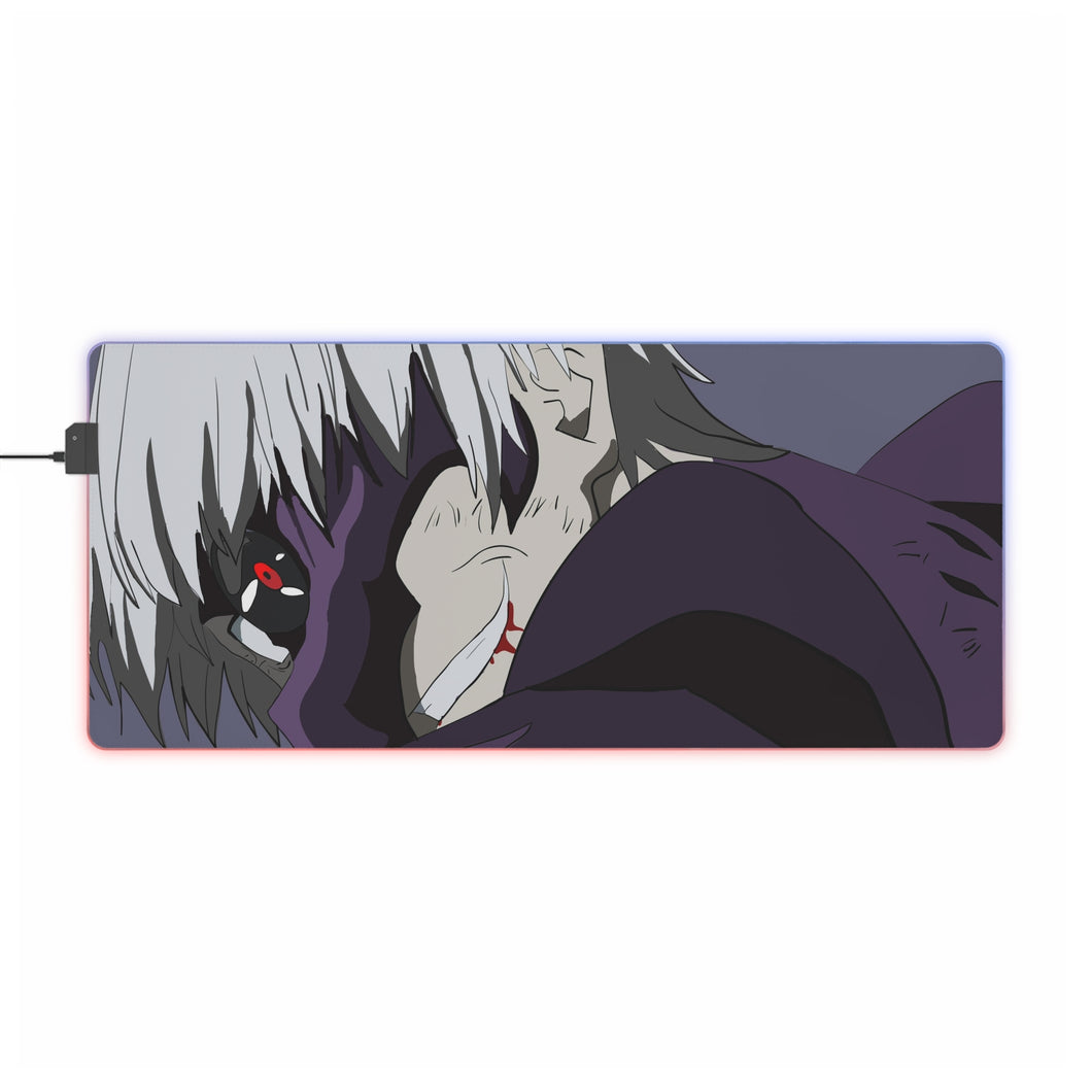 Kaneki half kakuja RGB LED Mouse Pad (Desk Mat)