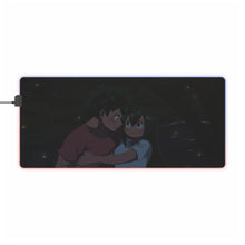 Load image into Gallery viewer, Izuku Midoriya and Tsuyu Asui RGB LED Mouse Pad (Desk Mat)

