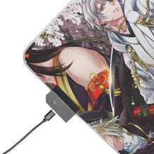 Load image into Gallery viewer, Anime Touken Ranbu RGB LED Mouse Pad (Desk Mat)
