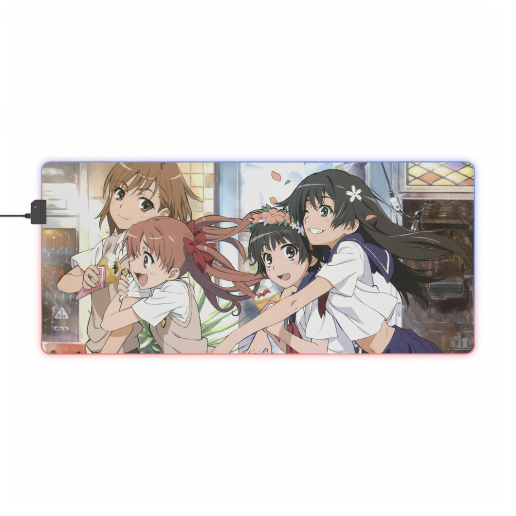 A Certain Scientific Railgun RGB LED Mouse Pad (Desk Mat)