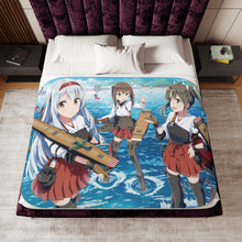 Load image into Gallery viewer, Anime Kantai Collection Sherpa Blanket
