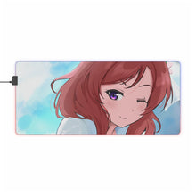 Load image into Gallery viewer, Love Live! Maki Nishikino RGB LED Mouse Pad (Desk Mat)
