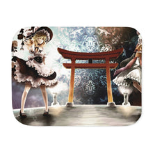 Load image into Gallery viewer, Hakurei And Marisa Kirisame Sherpa Blanket

