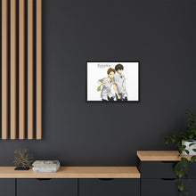Load image into Gallery viewer, Hōtarō Oreki  Satoshi Fukube walking Canvas Framed Art Print
