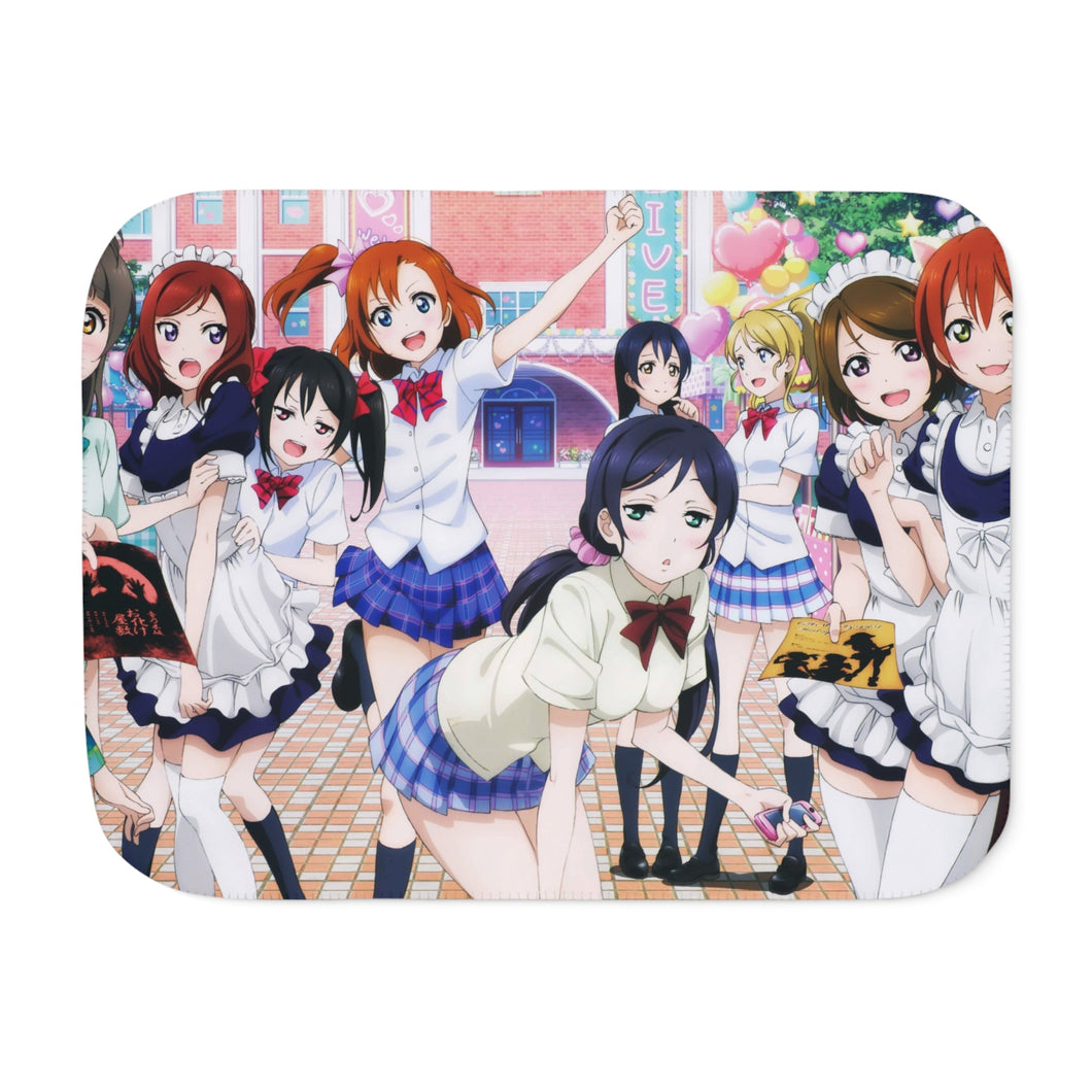 Anime Love Live! Sherpa Blanket