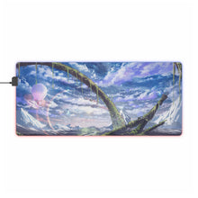 Load image into Gallery viewer, Anime Landscape RGB LED Mouse Pad (Desk Mat)
