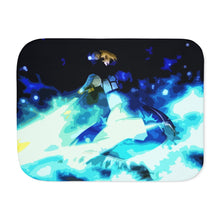 Load image into Gallery viewer, Saber.s Fate zero Cutout Screenshots Sherpa Blanket
