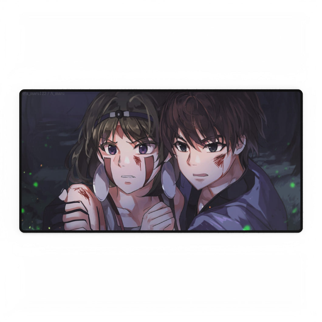 Ashitaka and Princess Mononoke Mouse Pad (Desk Mat)