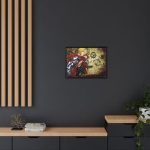 Load image into Gallery viewer, Anime FullMetal Alchemist Canvas Framed Art Print
