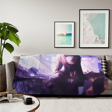 Load image into Gallery viewer, Makise Kurisu Sherpa Blanket
