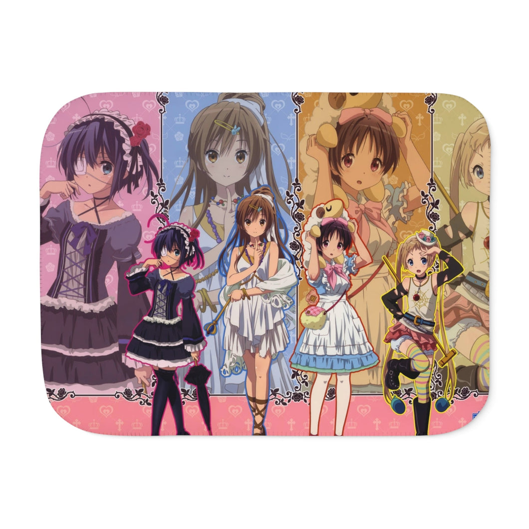 Love, Chunibyo & Other Delusions Rikka Takanashi, Sanae Dekomori, Shinka Nibutani, Kumin Tsuyuri Sherpa Blanket